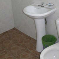 Fan cottage bathroom